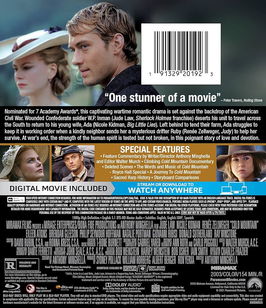 Amazon.com: Cold Mountain : Natalie Portman, Philip Seymour