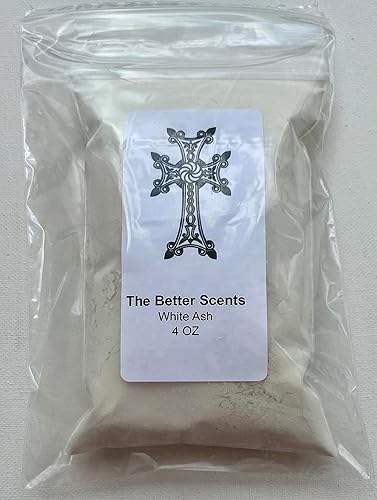 Miniatura 2 de Material de relleno de quemador de incienso natural de ceniza blanca. Bolsa de 4 onzas. Bolsa ideal para incienso o carbón de incienso. Atrapa