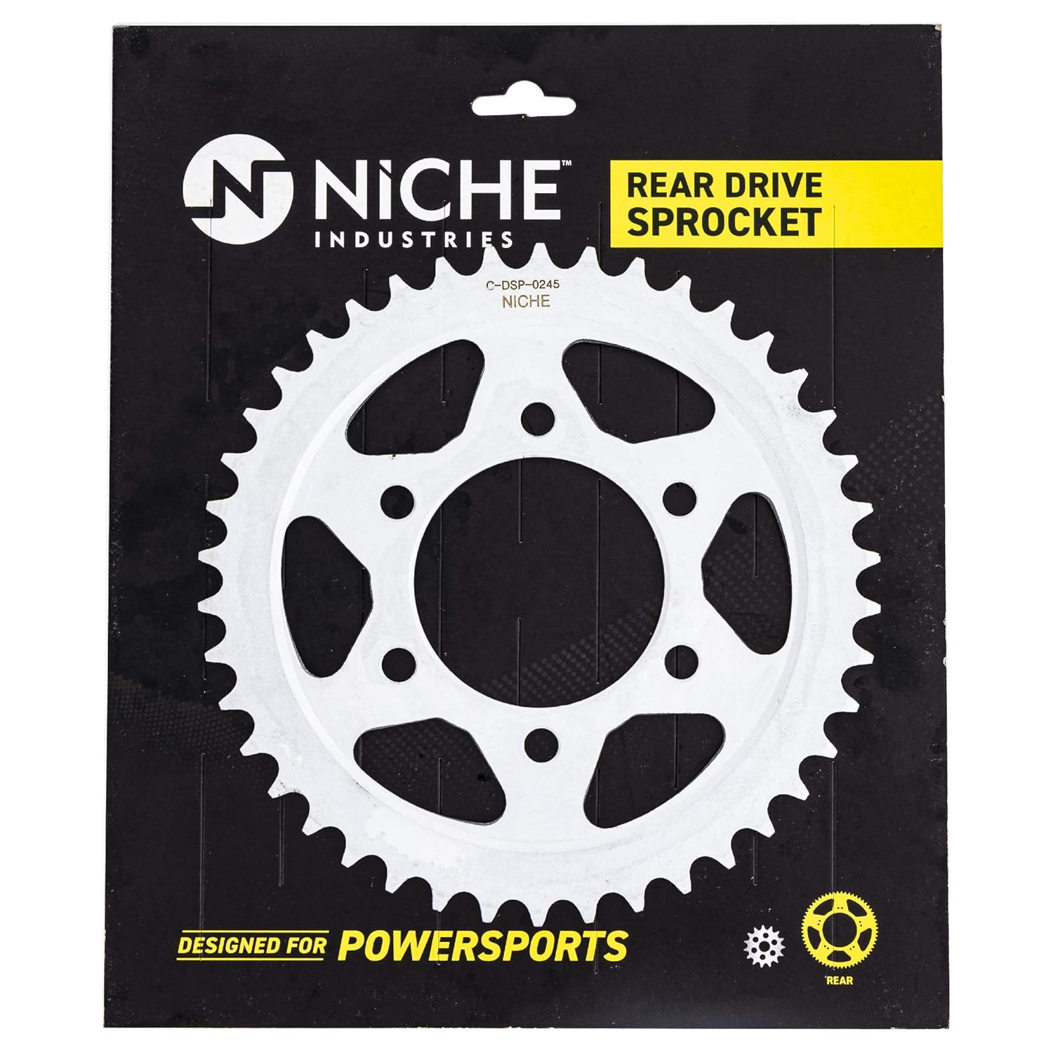 NICHE Drive Sprocket Chain Combo for Kawasaki Z900RS Front 15 Rear 42 Tooth 525 X-Ring 114 Links