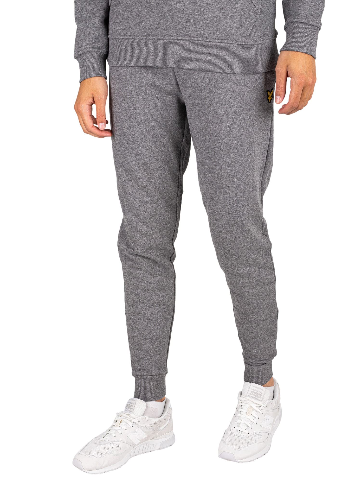 LYLE & SCOTT Men's Skinny Sweatpant Mid Grey Marl L (ML822VOG)
