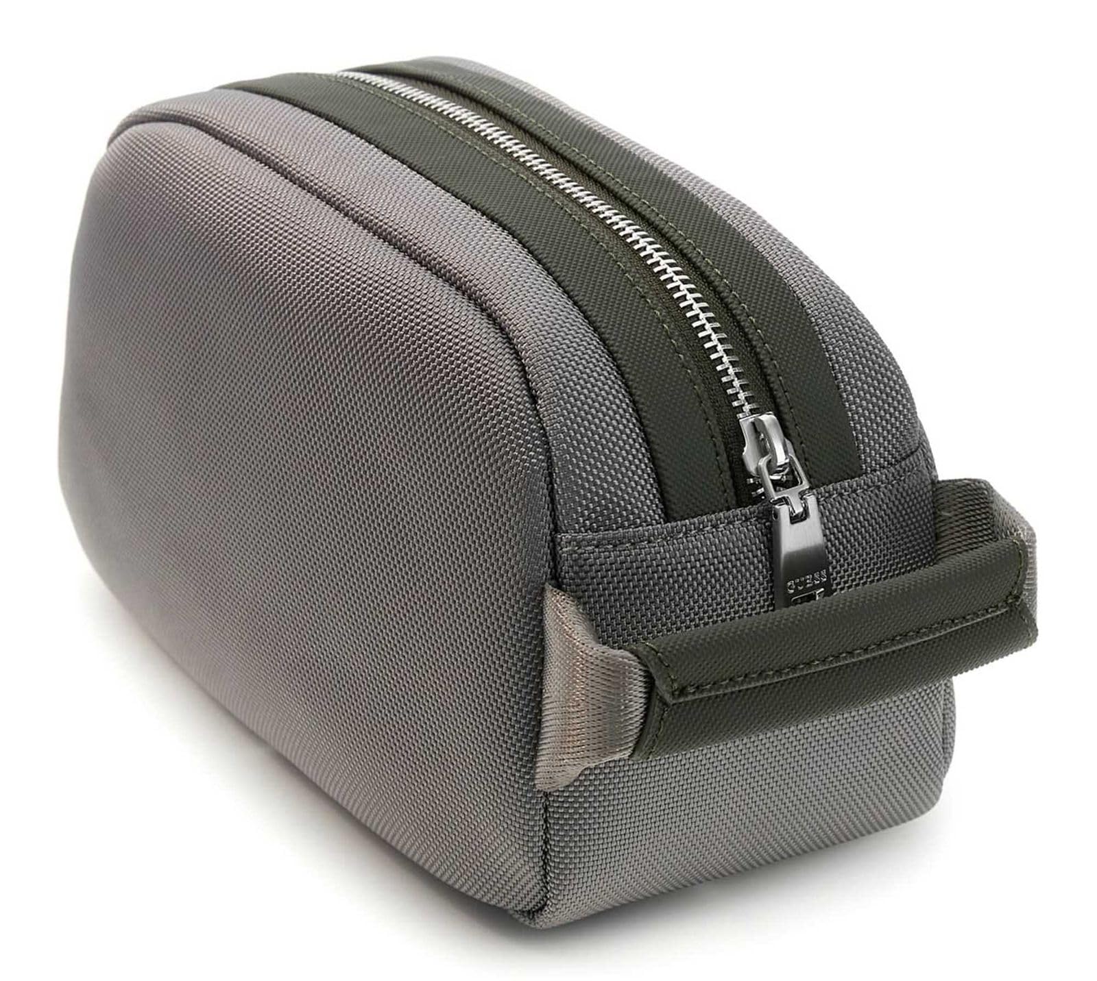 GUESS borsa da toilette Berna Necessaire Military Green grigio-verde