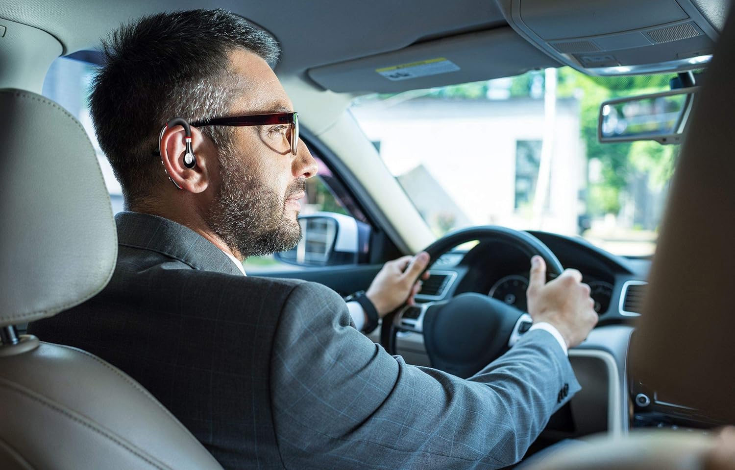 Bluetooth Headset 5.0,CANDEO High-Fidelity Audio Wireless Bluetooth Earpiece Hands Free Business Earphones with Noise Reduction mic,Compatible iPhone,Android Cell Phones Other Bluetooth-enabled Device - Image 5