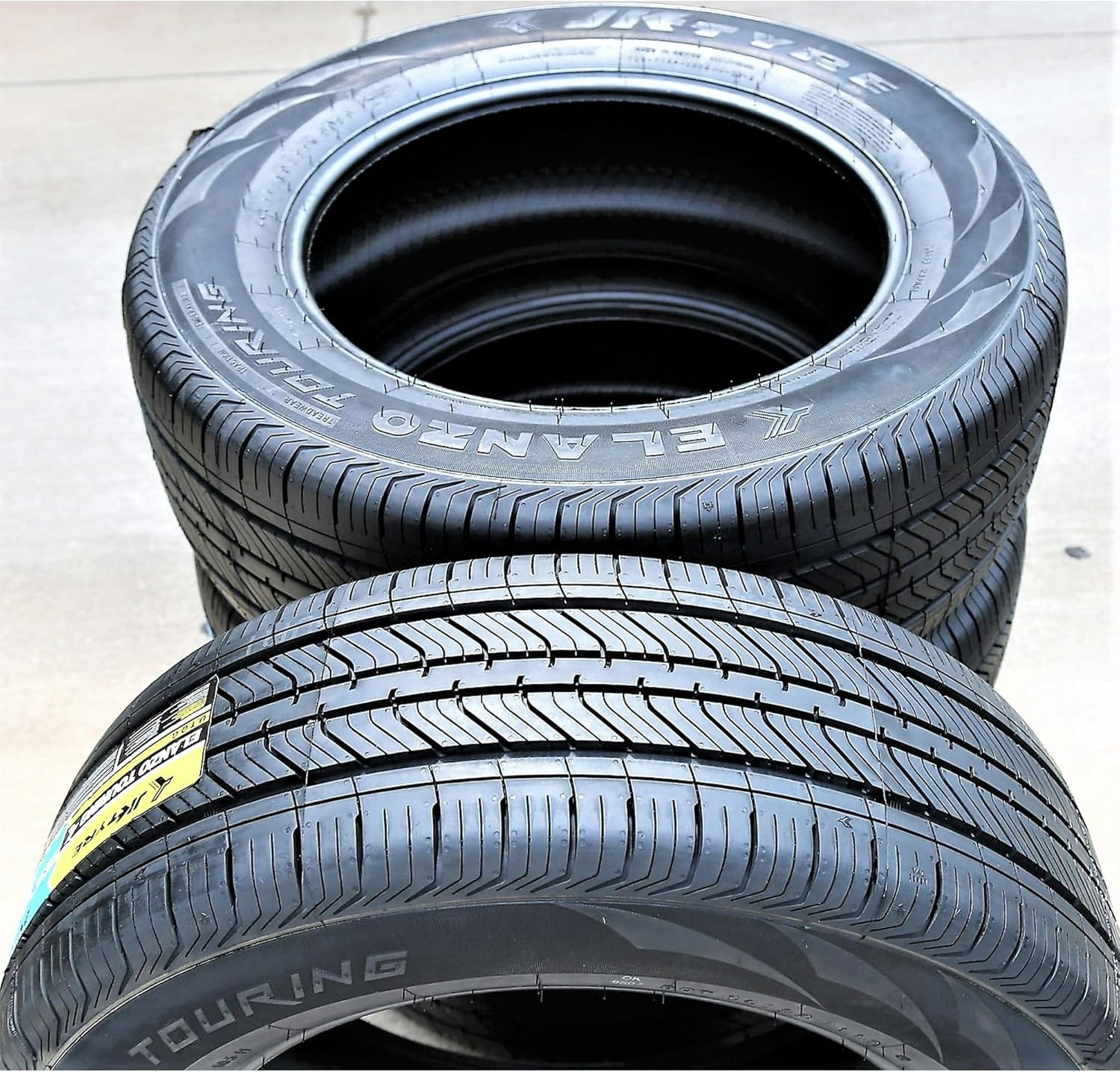 JK Tyre Elanzo Touring All-Season Radial Tire-235/70R16 235/70/16 235/70-16 104T Load Range SL 4-Ply BSW Black Side Wall UTQG 580AAA