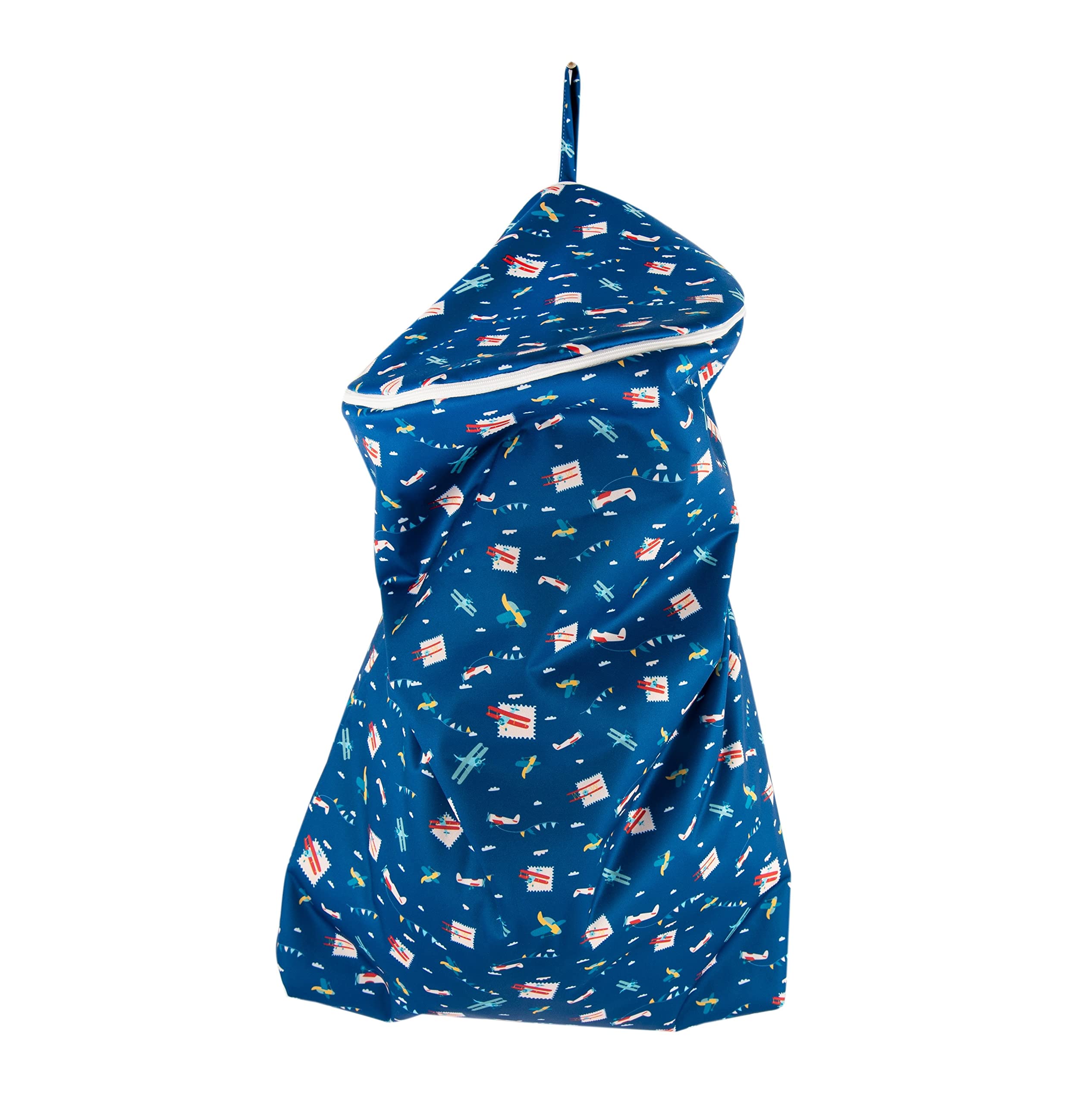 Windelsack Style RONDO Blue Planes Größe: ca. 54 cm x 35 cm