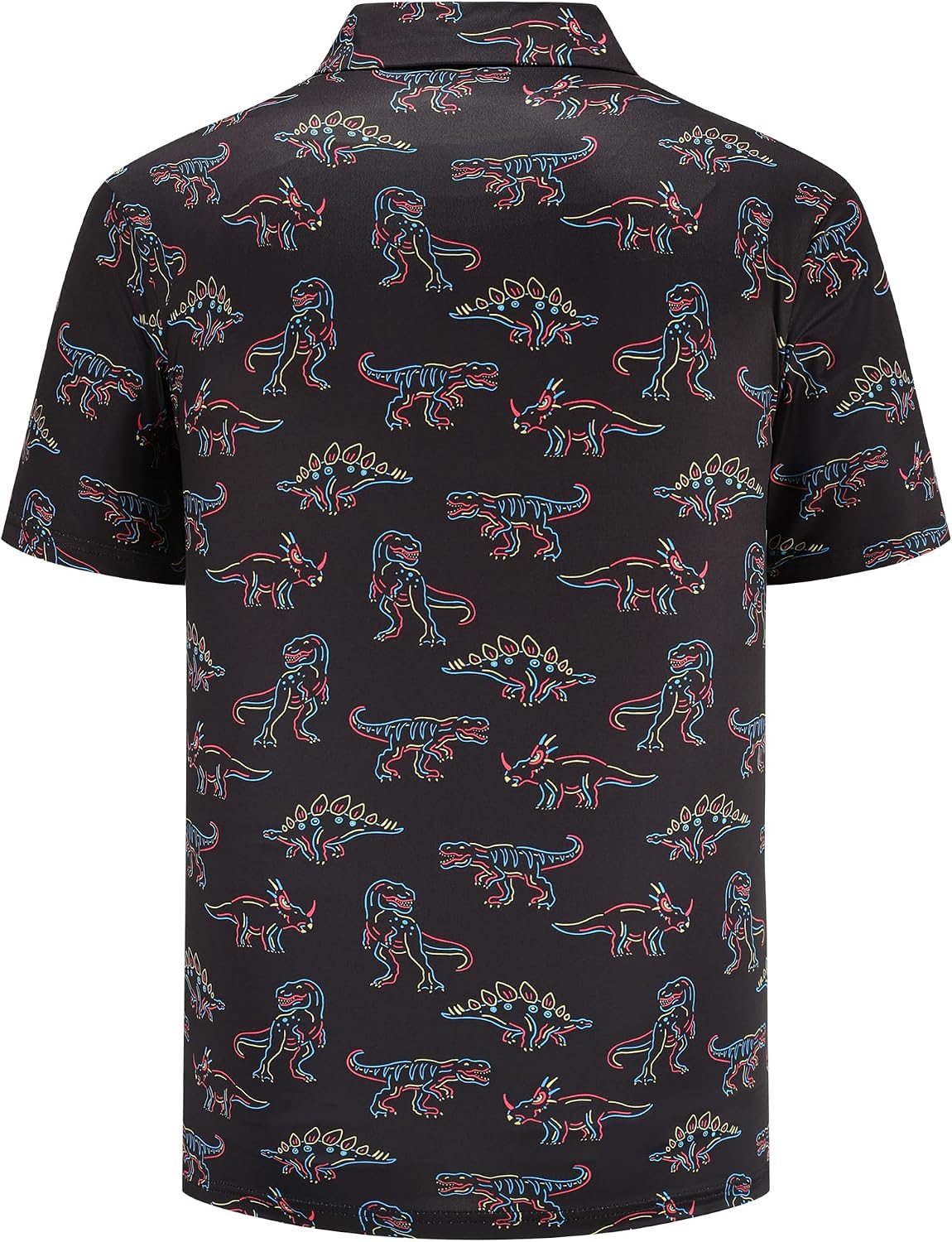 Mens Golf Polo Shirts Short Sleeve Dry Fit Print Performance Moisture Wicking Casual Funny Golf Polo Shirts for Men