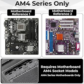 AM4 Bracket AM4 Backplate Backplane Mounting Bracket Cpu Heatsink Retention Brackets Contact Frame Cpu Fan Cooling Motherboard Mounting Sheet Plate for Socket