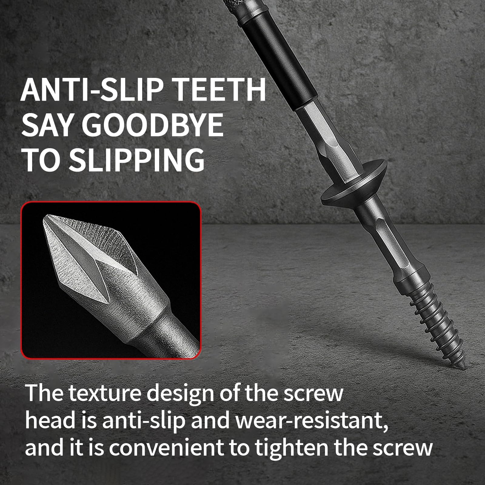 10 Pcs Magnetic Screwdriver Drill Bit Set, Strong Hold Bits with Anti-Slip Design for Drills & Screwdrivers - Image 3