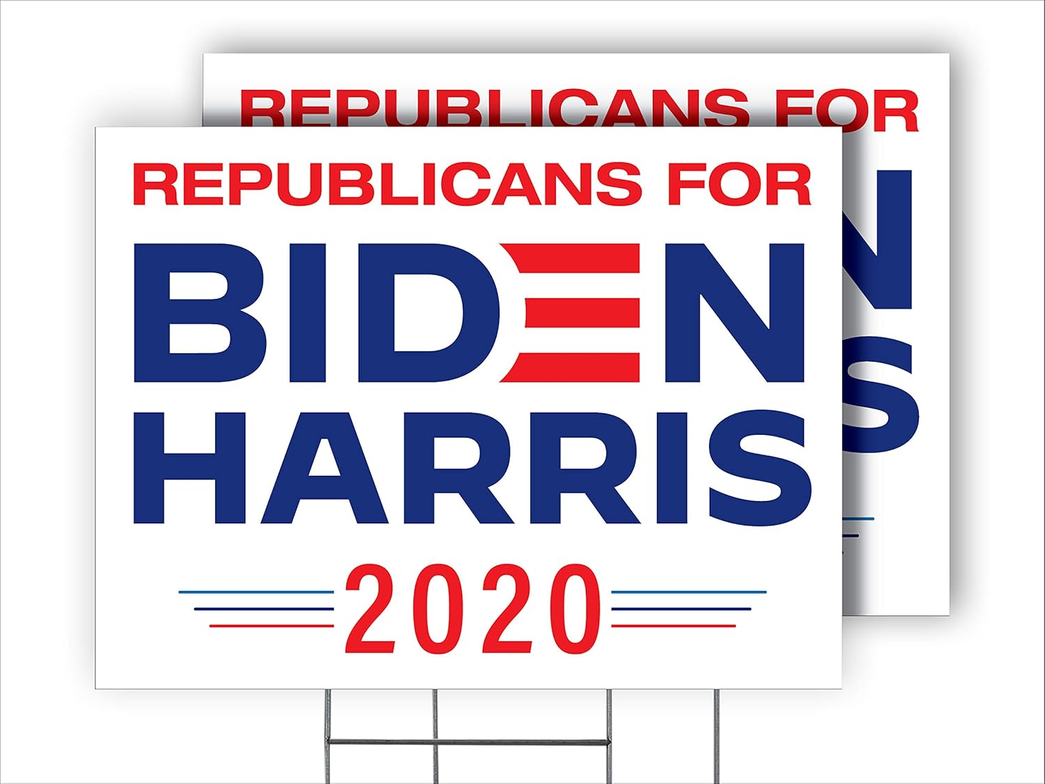 Imagine Signs Republicans for Biden Yard Sign 18” x 24