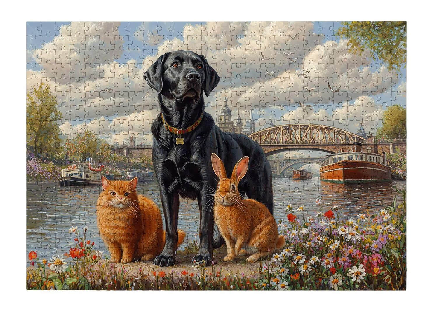 Puzzle 2000 Pezzi, Puzzle Animale per Adulti, 100x71cm, Compact Box -4688