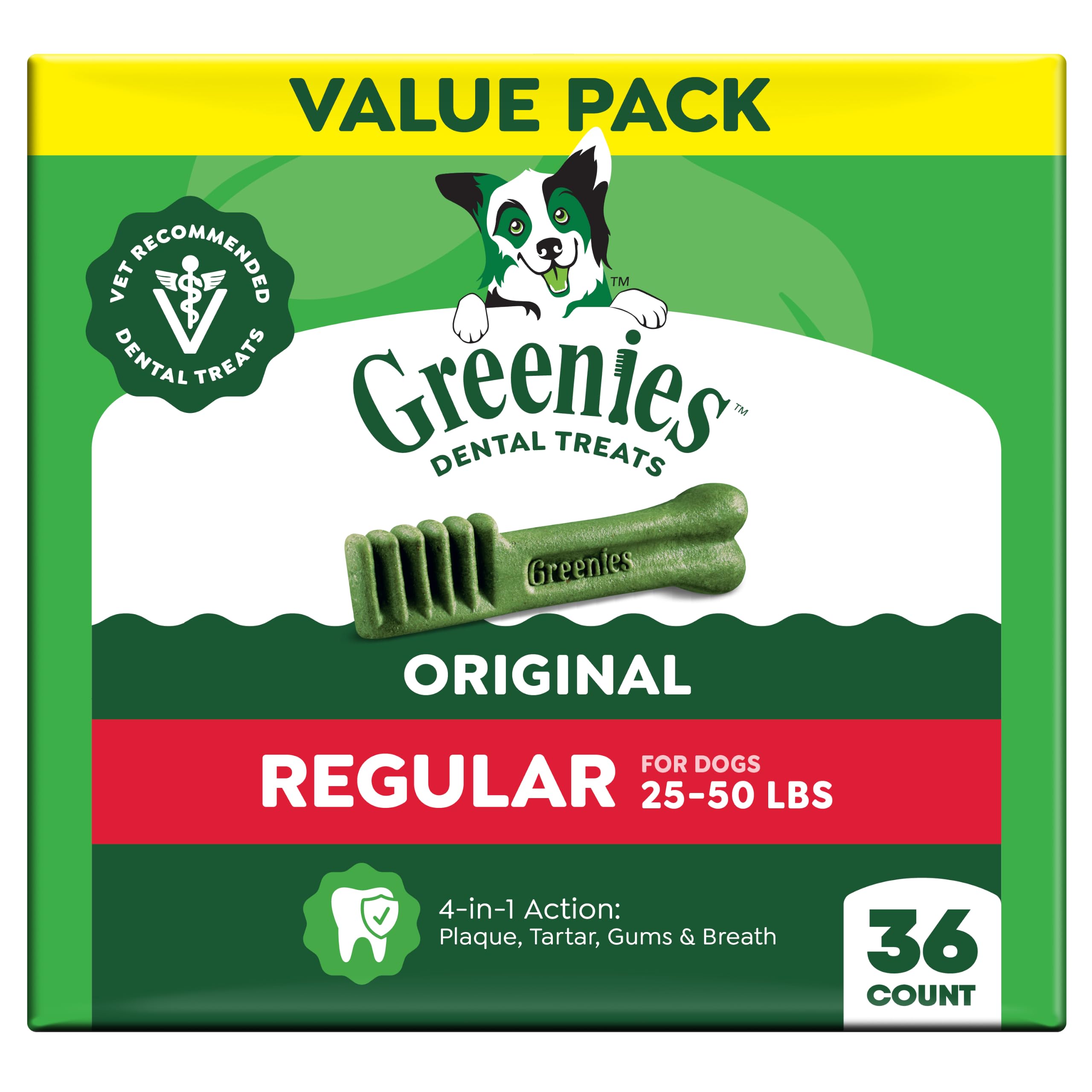 Greenies Regular Dental Dog Treats