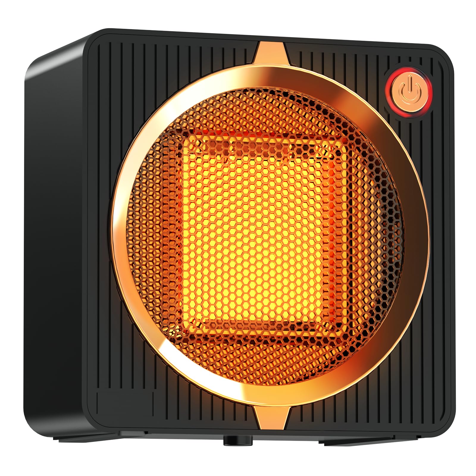 Amazon.com: Small Space Heater, Low Watt Portable Electric Heaters for  Indoor Use On Desk, PTC Ceramic Saving Mini Desk Heater, Overheating &  Tip-Over Protection Personal Heater for Desktop Office Home Gift Black :