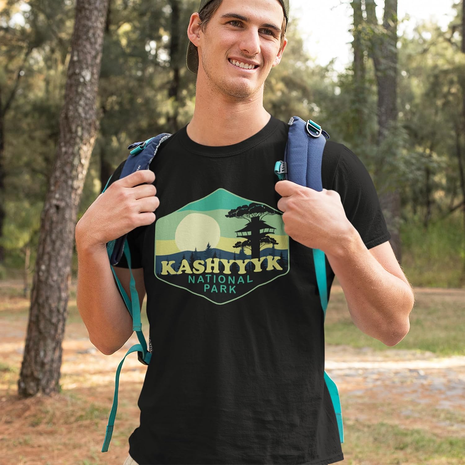 BustedTees Kashyyyk National Park T-Shirt Men and Womens - Quality Men's Unisex Shirts