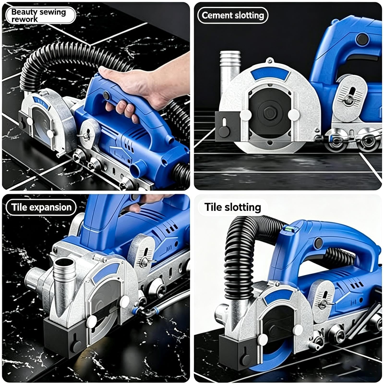 Máquina Eléctrica De Limpieza Lechada Azulejos (1,7/2,2/2,7 Mm)