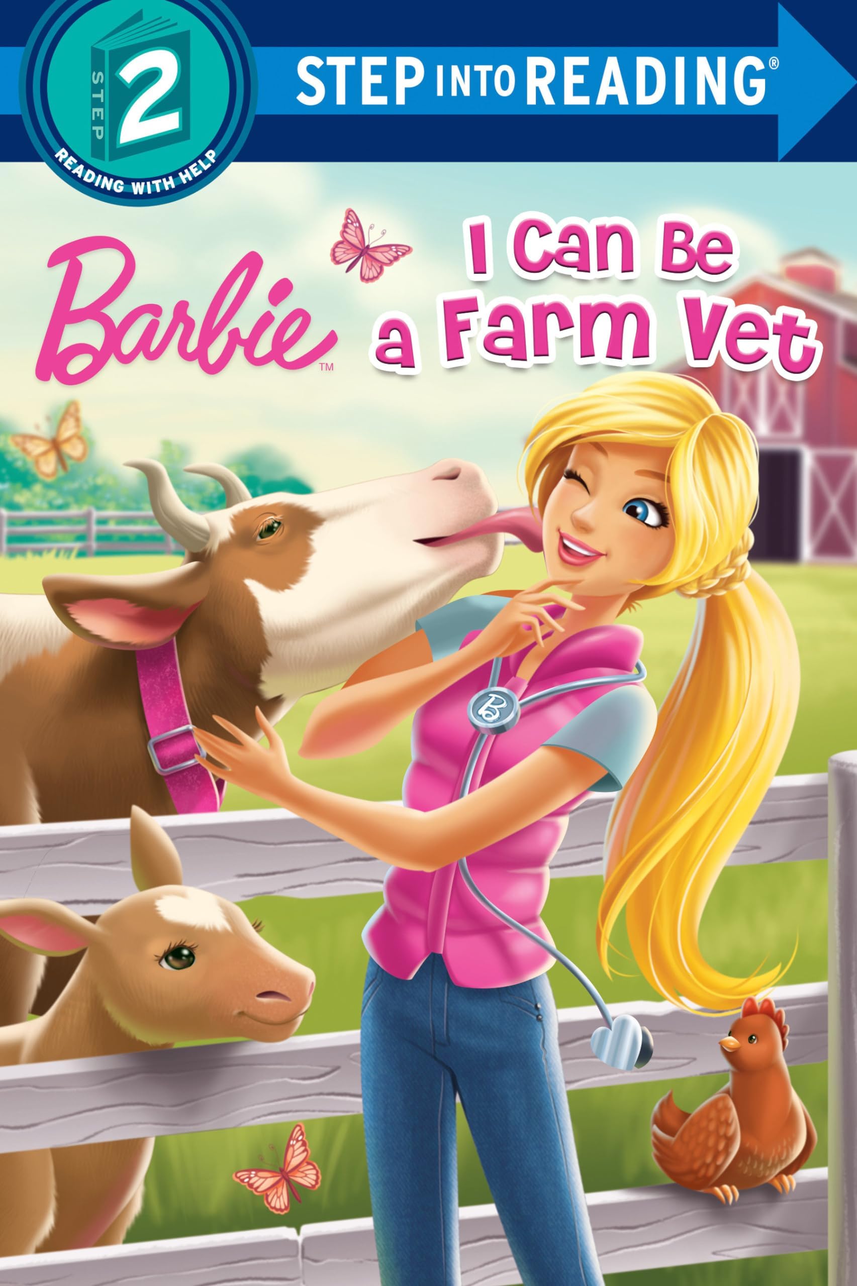 I Can Be a Farm Vet (Barbie) (Step into Reading, Step 2)