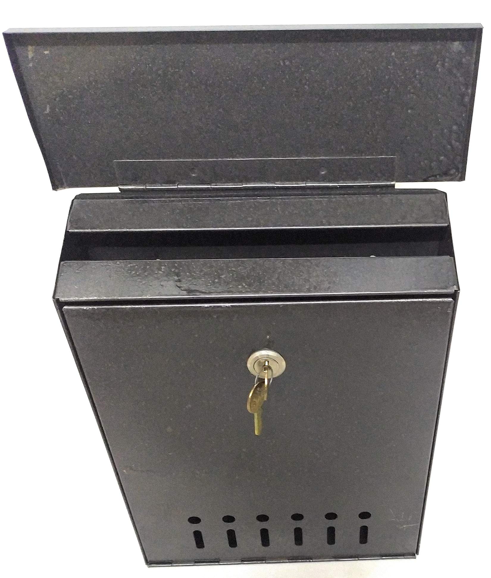 ATCO Letter Box with Flap/Mail Box/Post Box M.S Metallic Gray with an Extra Key 2