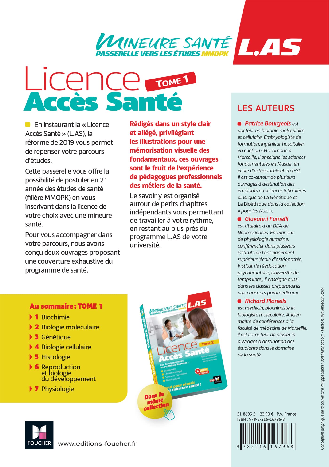 LAS - Licence Accès Santé - Tome 1 - 2e édition