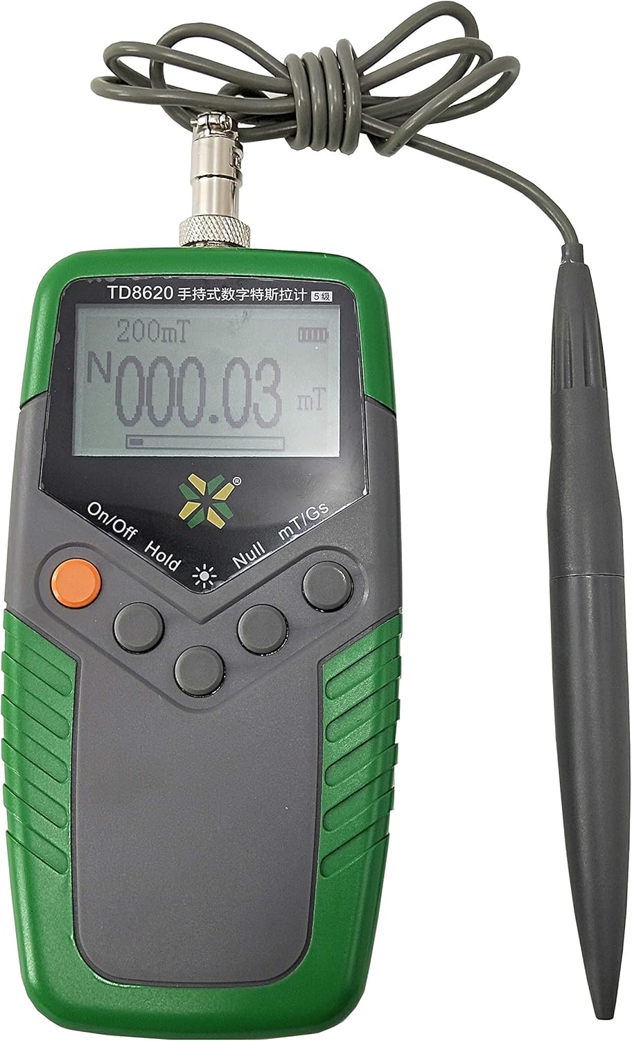 Gauss Meter Tesla Meter Permanent Magnet Gaussmeter Surface Magnetic Field Tester with 5% Accuracy