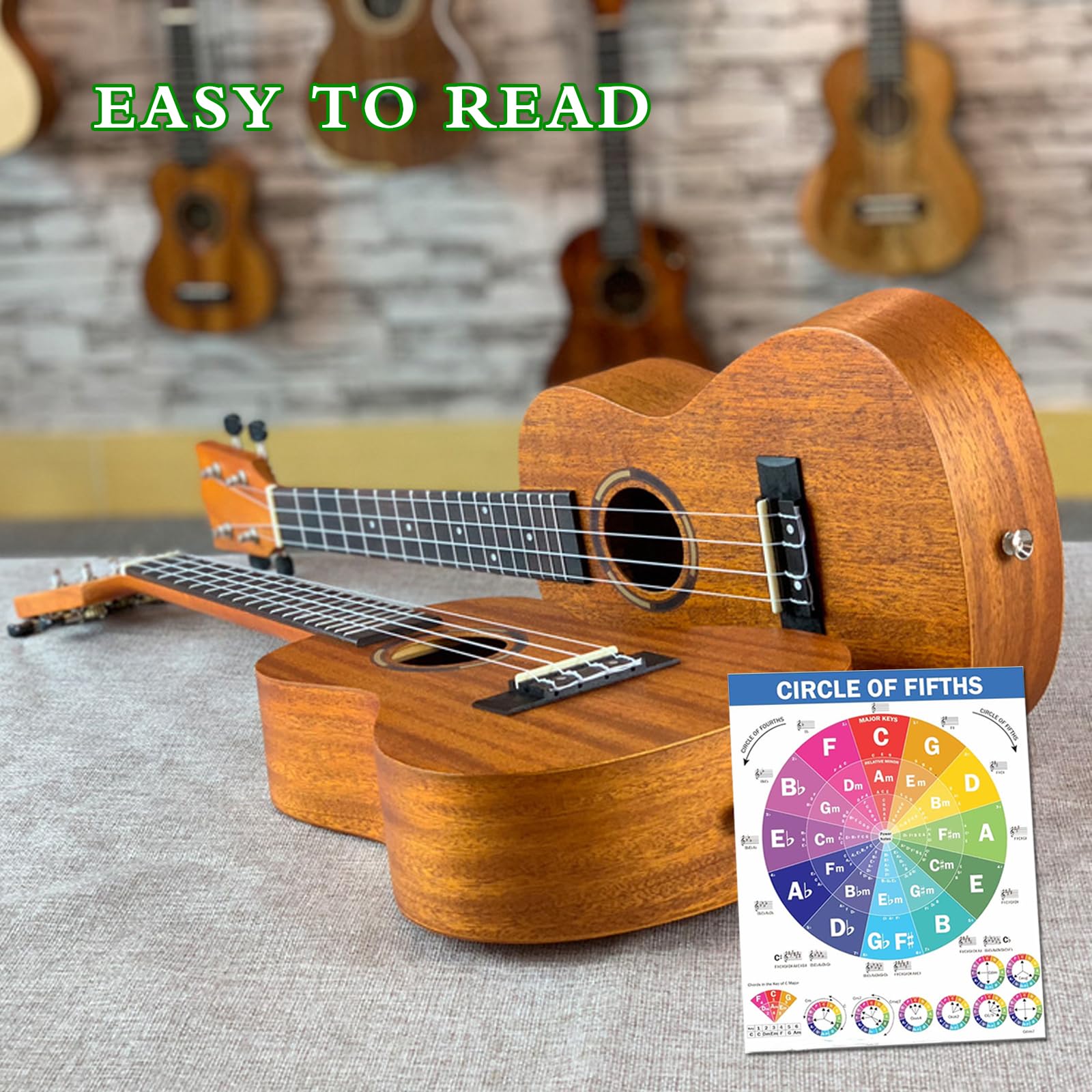 Amazon.co.jp: senylanhxy ウクレレコードポスター - ウクレレ