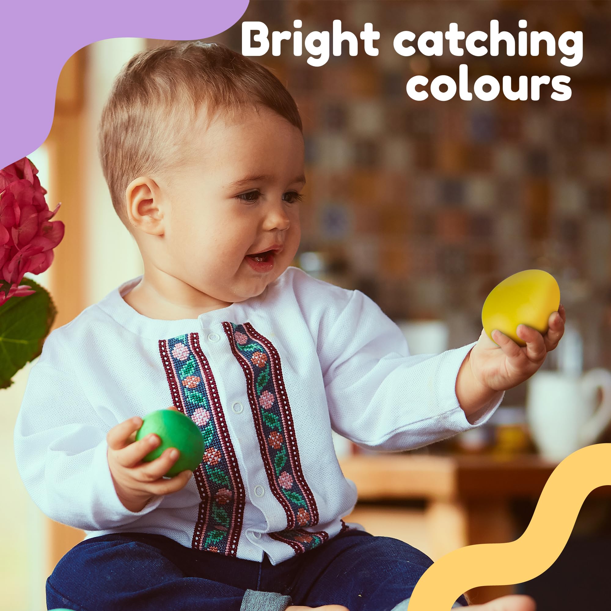 Stoie's Kids Musical Instruments Set – Wooden Percussion Instruments for Toddlers, Xylophone, Tambourine, Maracas, Music Toys for Toddlers, Preschool Musical Instruments