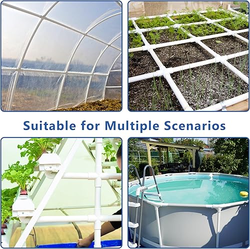 Miniatura 6 de Codo de accesorios de PVC de 34 de pulgada, 90 grados, 2 vías, paquete de 14, conector de montaje de tubería de PVC para muebles de construcción,