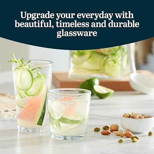 Vista 27 de Libbey Lisbon - Juego de vasos y vasos de 16 piezas Ascent