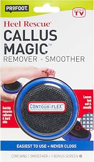 PROFOOT Heel Rescue Callus Magic Remover & Smoother, 1 ea, Blue and Black