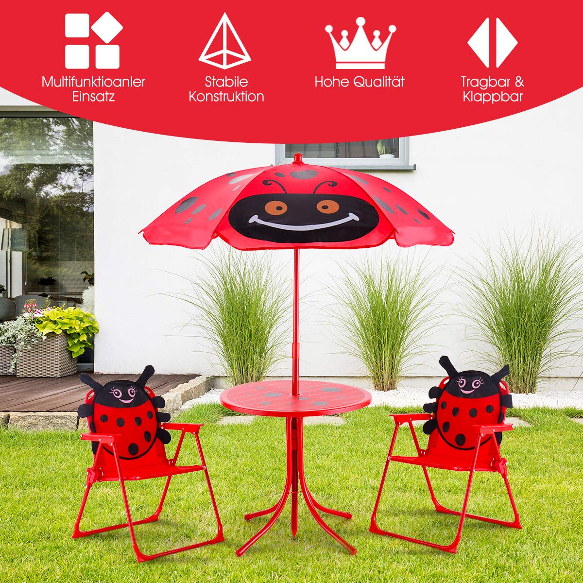 Outdoor Zandbak Met Verstelbare Zonnescherm Luifel, Cabriolet Dak Voor De Hele D