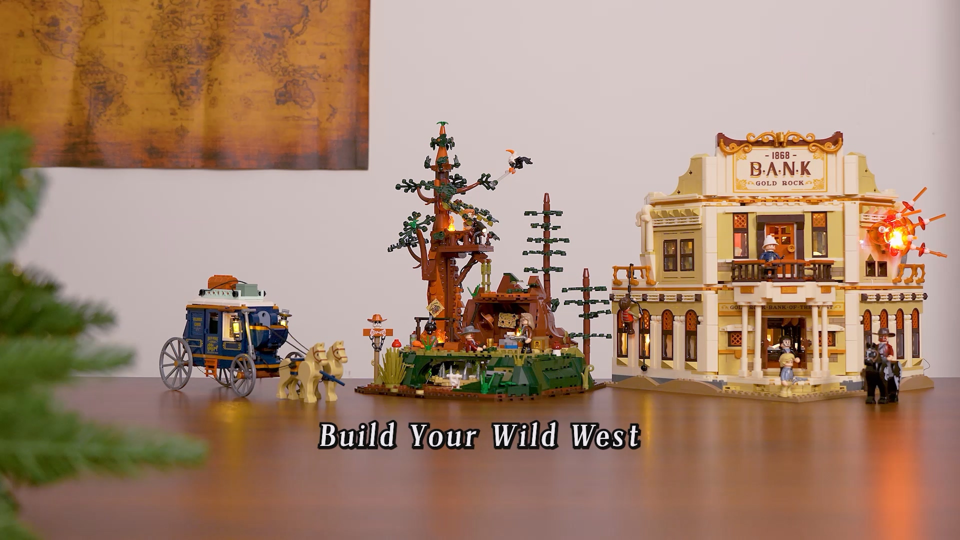 Amazon.com: Lumibricks Western Sequoia Bandit Outpost Lighting