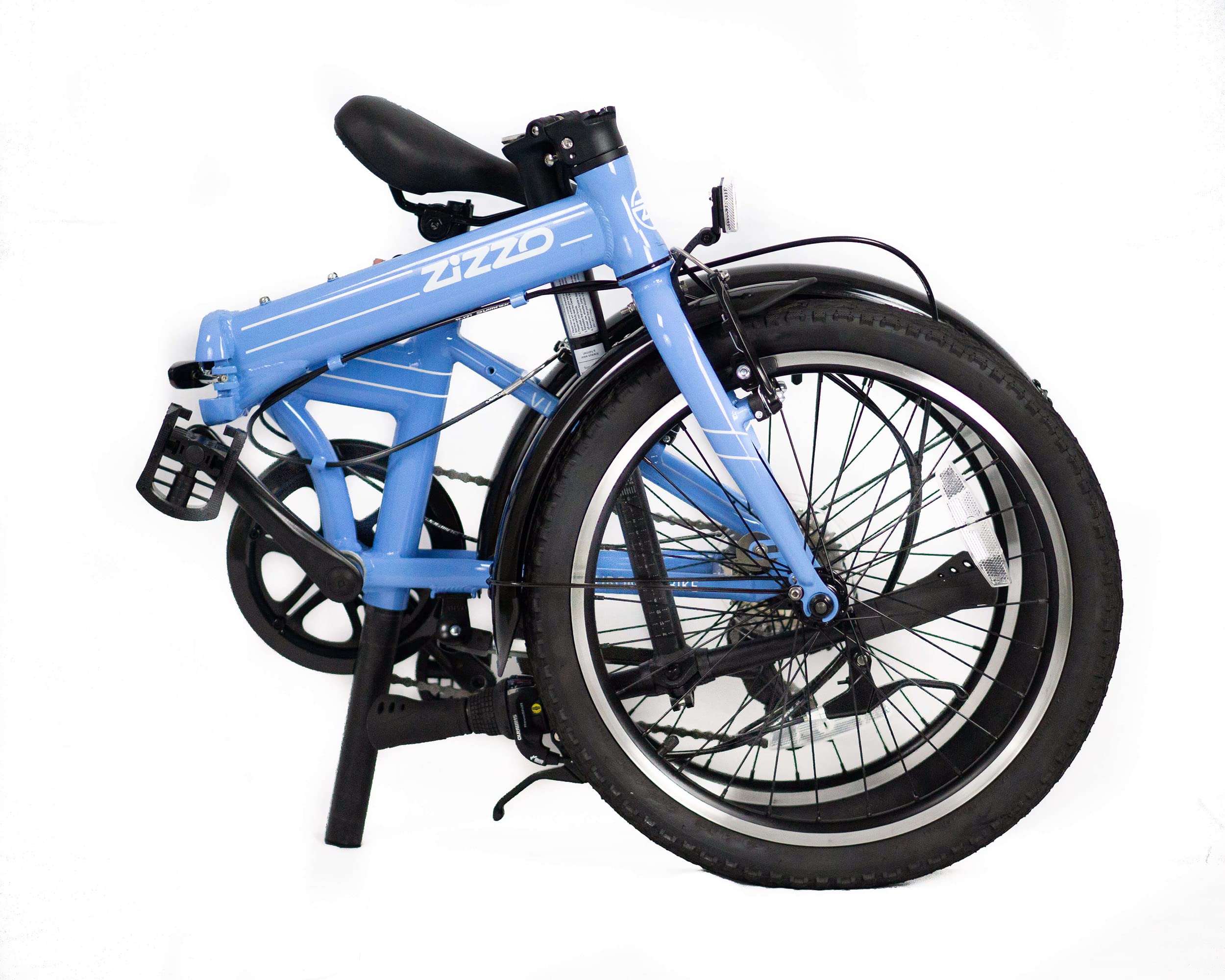 予約販売】本 青い折りたたみ自転車 Amazon 軽量アルミフレーム 