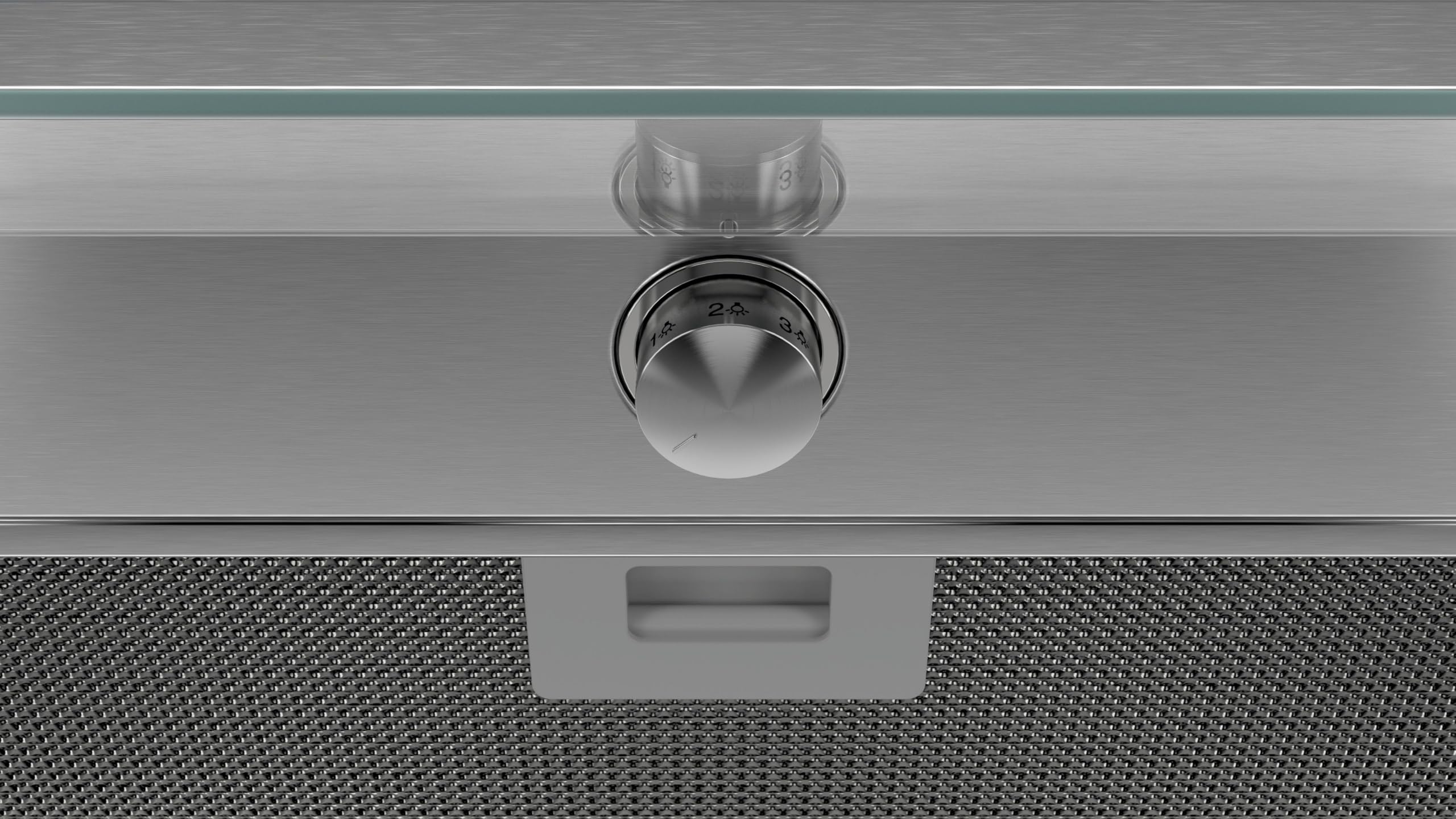 Bosch DBB66AF50, Hotte intégré Série 4, 3 vitesses d'aspiration, 60cm, Inox