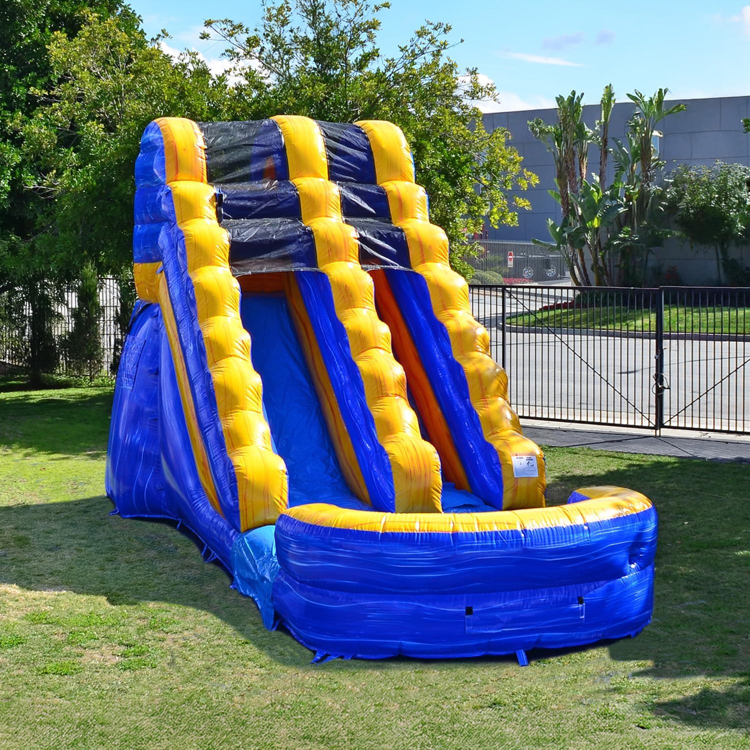 JumpOrange Commercial Grade Water Slide with Splash Pool for Kids and Adults (with Blower)