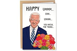 Sleazy Greetings Joe Biden Funny Mother's Day Card for Mom