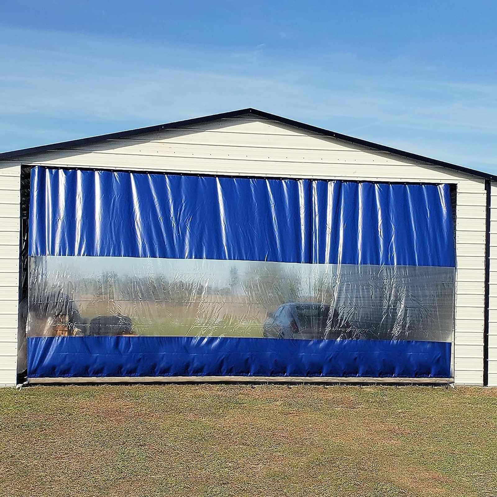 Tenda Da Esterno Impermeabile,Telone in Plastica Trasparente,Tenda 0,3mm,WxH-2x2m/6.6x6.6ft