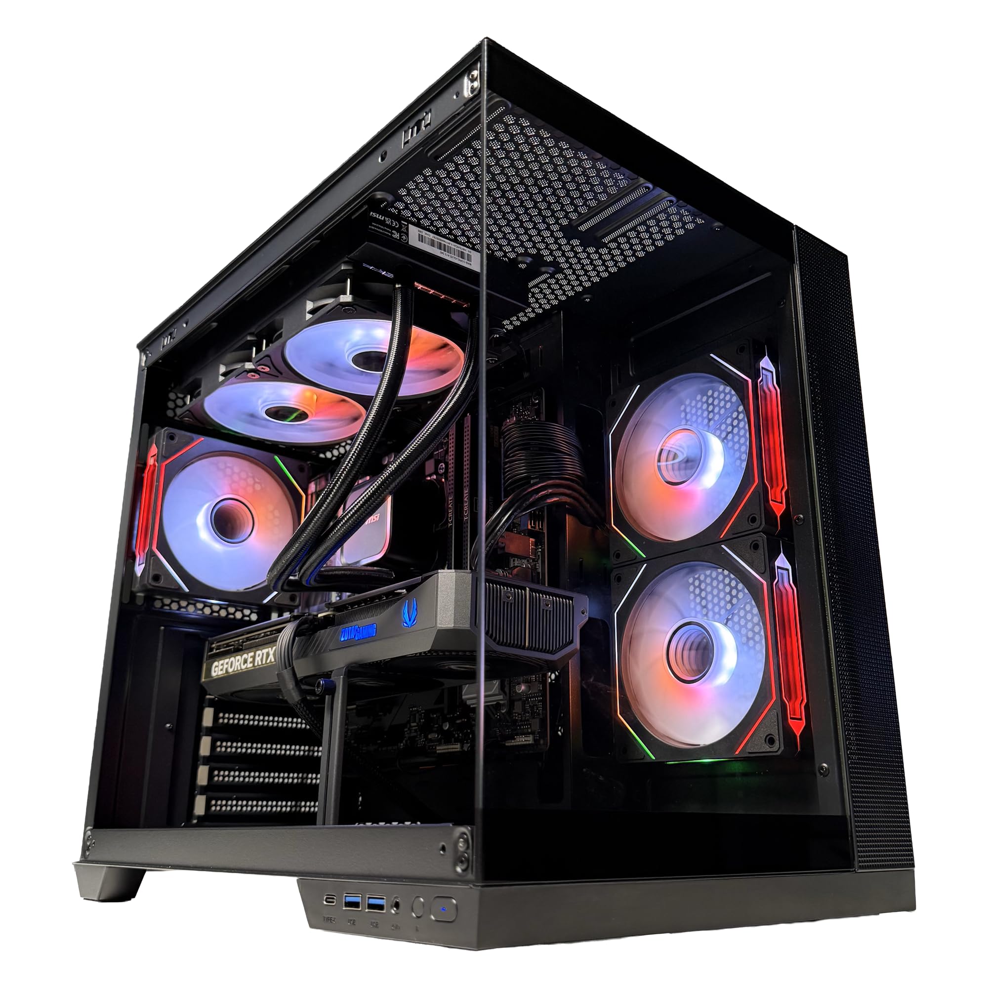 Golook PC Gaming 4K • i9-14900KF, RTX 5070 12GB GDDR7, 32GB DDR5 6000 • 1TB SSD M.2 NVME Gen4 • B760M WiFi BT • Dissipatore Liquido 240MM
