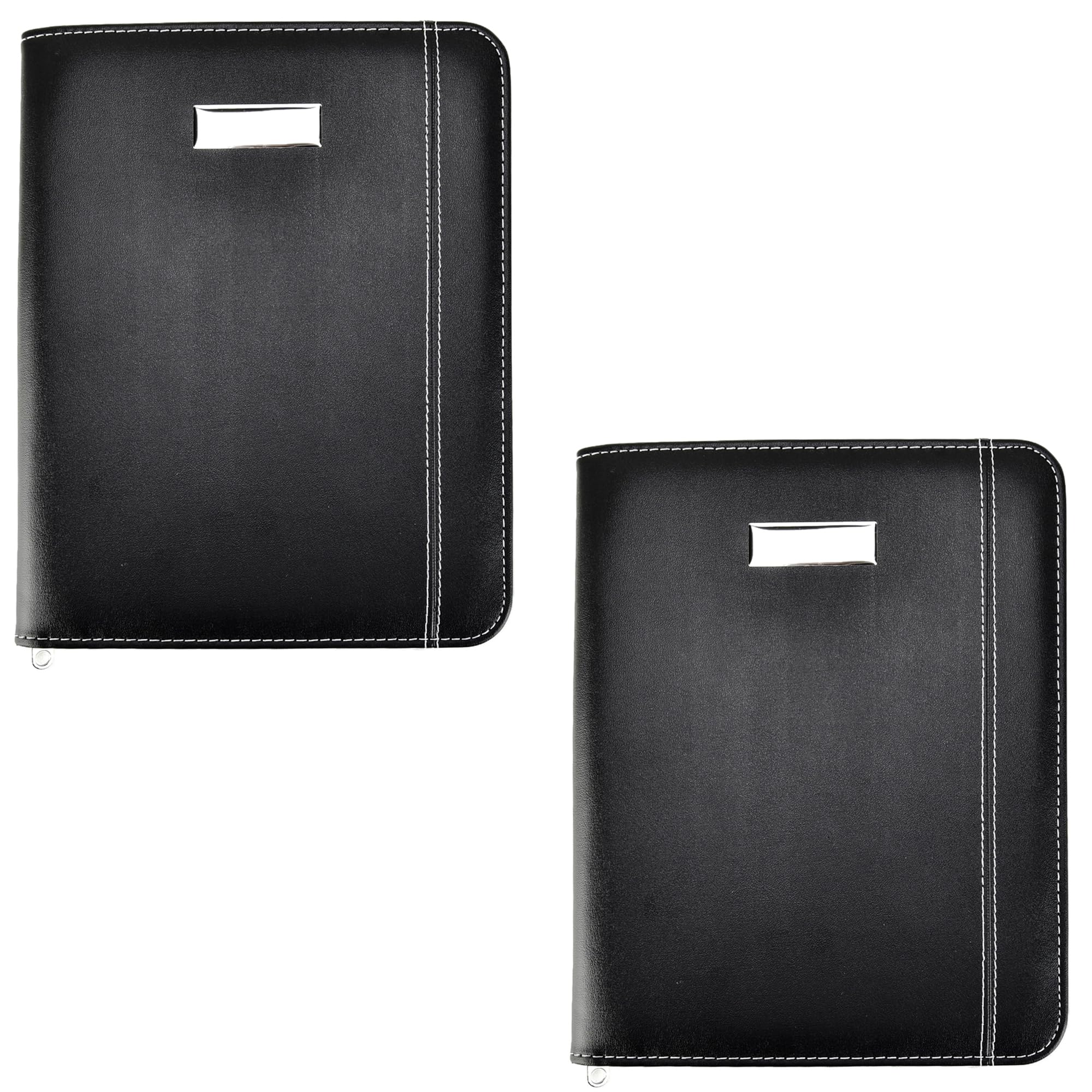 Arpan A4 Zipped Conference Folder Faux Leather Executive Portfolio Professional Business Document Case Bag Organiser (2)