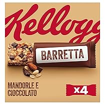 Kellogg’s Barretta Mandorle e Cioccolato, 128g