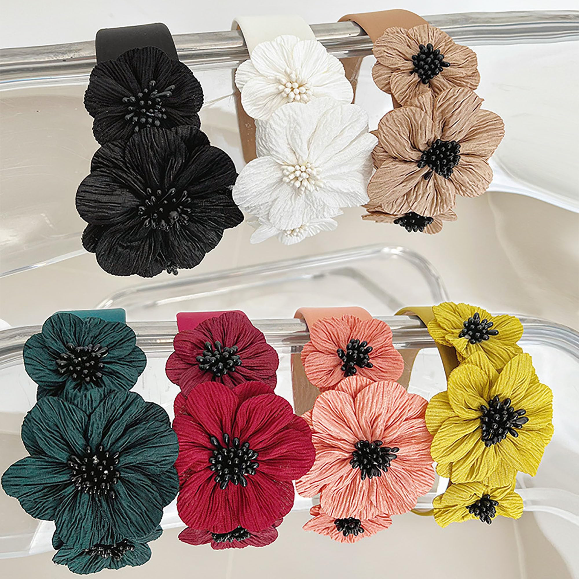 Amazon.com : XXFBJNMD Flower Fashion Headbands Side Pearl 