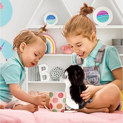 Miniatura 5 de DolliBu Peluche de pingüino gris, juguete de pingüino de peluche súper suave, animales marinos abrazables, relleno de felpa, lindo juguete esponjoso