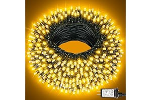 100FT 300 LED Christmas Lights, Enhance Your Holiday Decor with Warm and Inviting Illumination