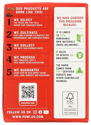 Miniatura 6 de Pomi Tomatoes Strained Italian, 26 onzas