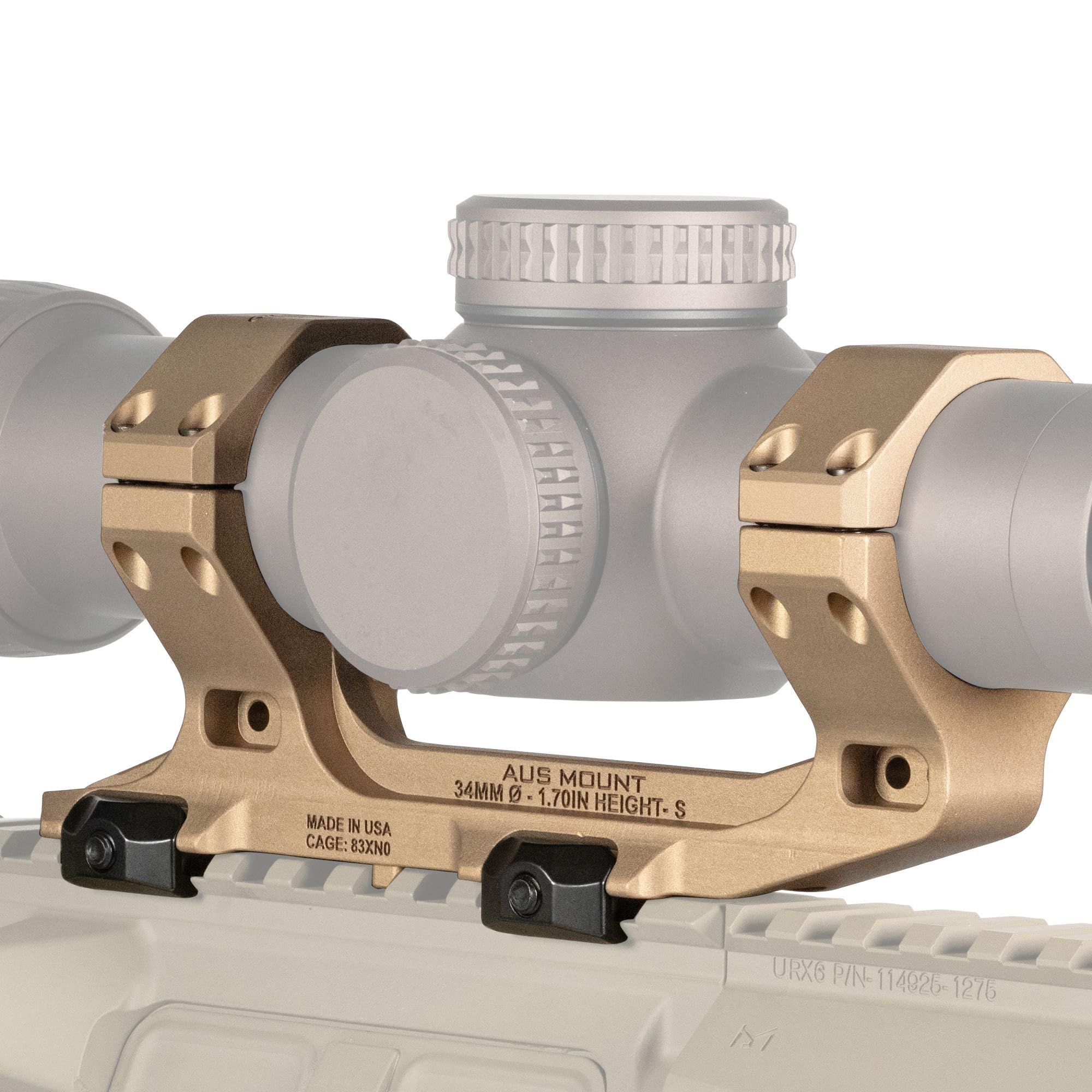 Amazon.com : Reptilia AUS 34MM Optic Mount 1.70-inch Height, 7075
