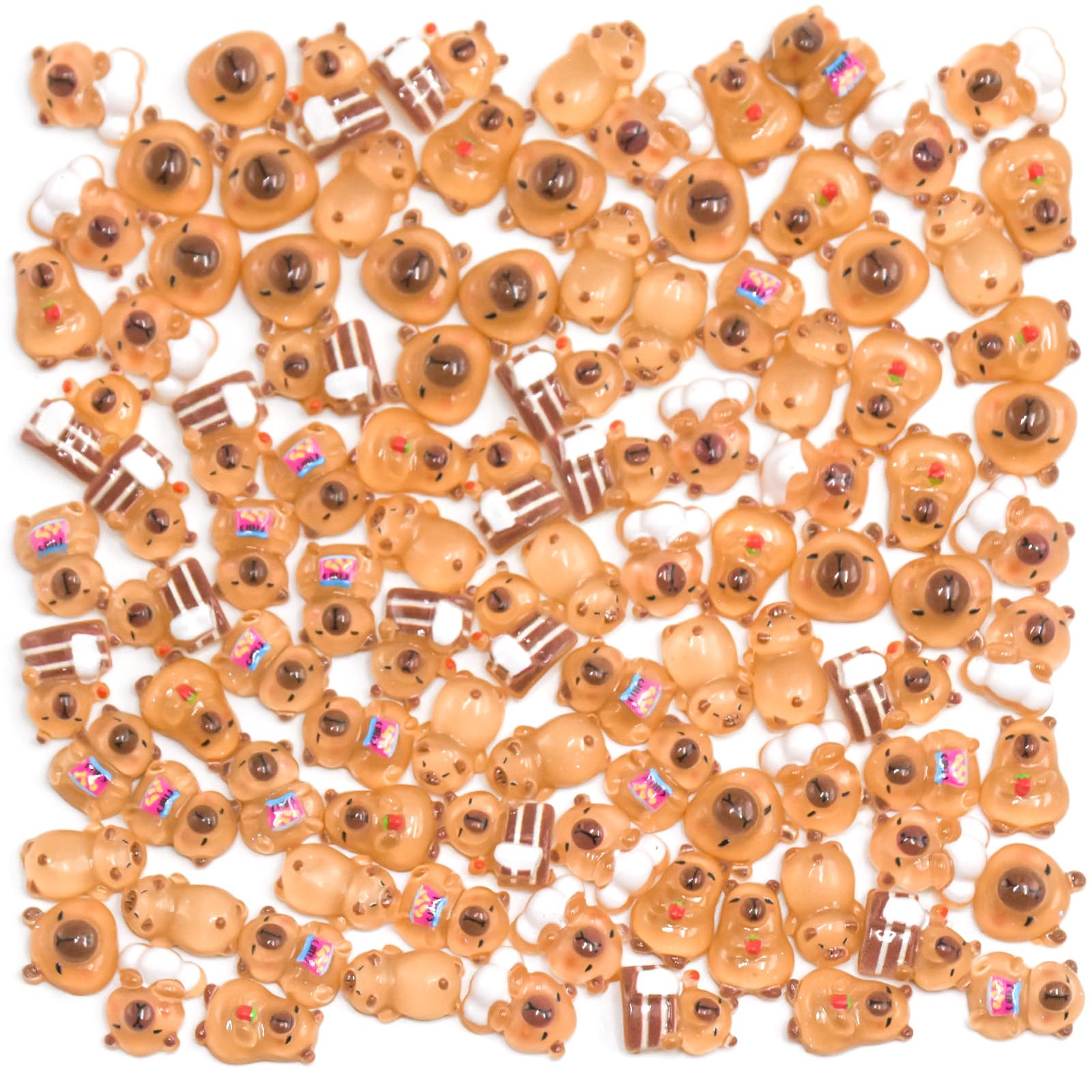 Kotkiddy 100 pièces Mini Capybara pour Maisons de poupée Miniatures Animaux en résine pour travaux manuels Mini Capybara pour Jardin de fées décoration de Micro Paysage Kotkiddy 100 pièces Mini Capybara pour Maisons de poupée Miniatures Animaux en résine pour travaux manuels Mini Capybara pour Jardin de fées décoration de Micro Paysage