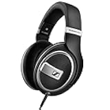HD 599 SE Open-Back Headphones, Premium Design, Natural Balanced Audio, Comfortable Fit, Wired Headphones for Music, Gaming, School, Work, Black