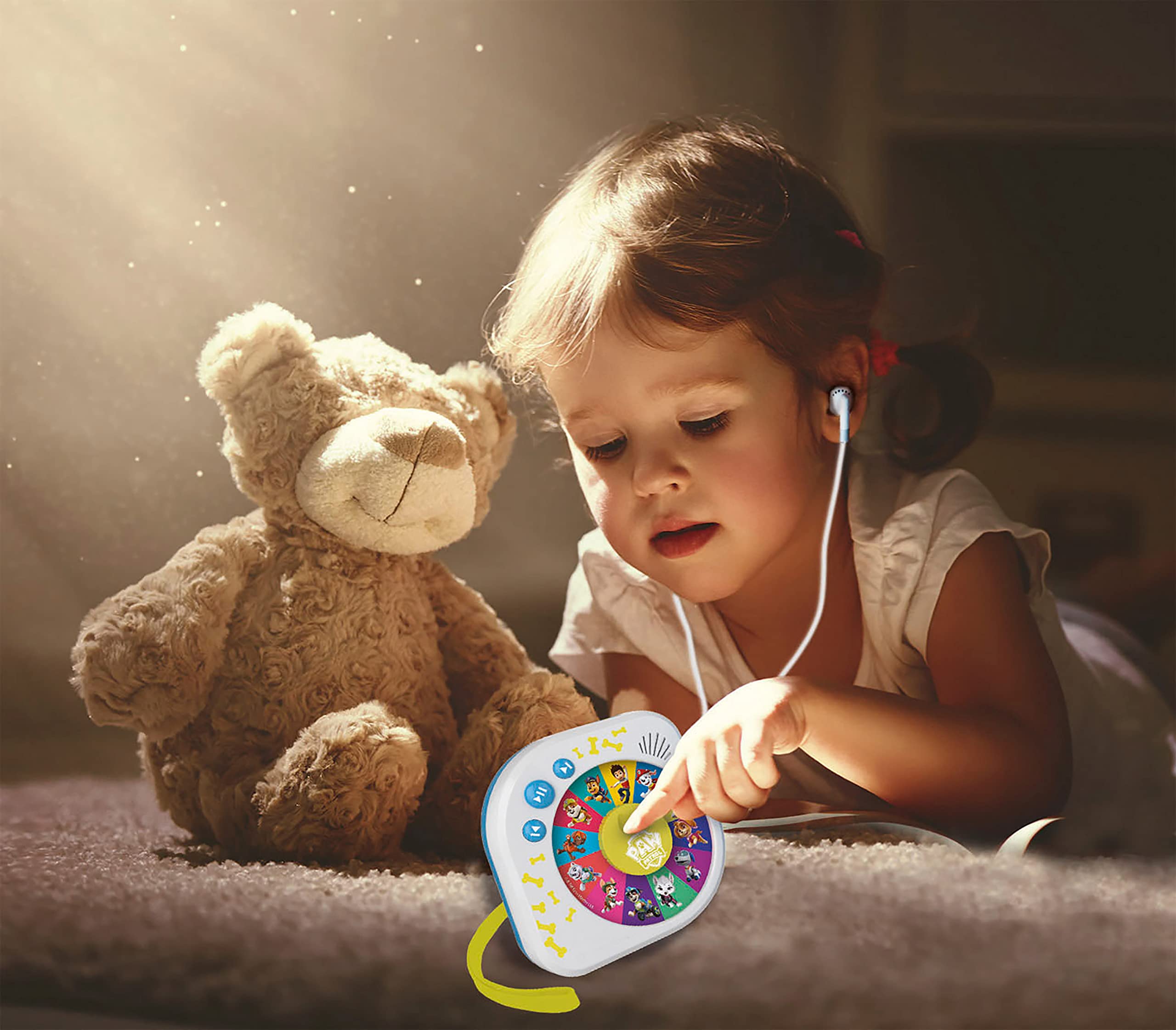 Clementoni Racconta Storie Paw Patrol - Racconta Storie per Bambini, Tante Avventure della Squadra dei Cuccioli Paw Patrol, Gioco Interattivo per Bambini dai 3 Anni, Lingua Italiano, 17750