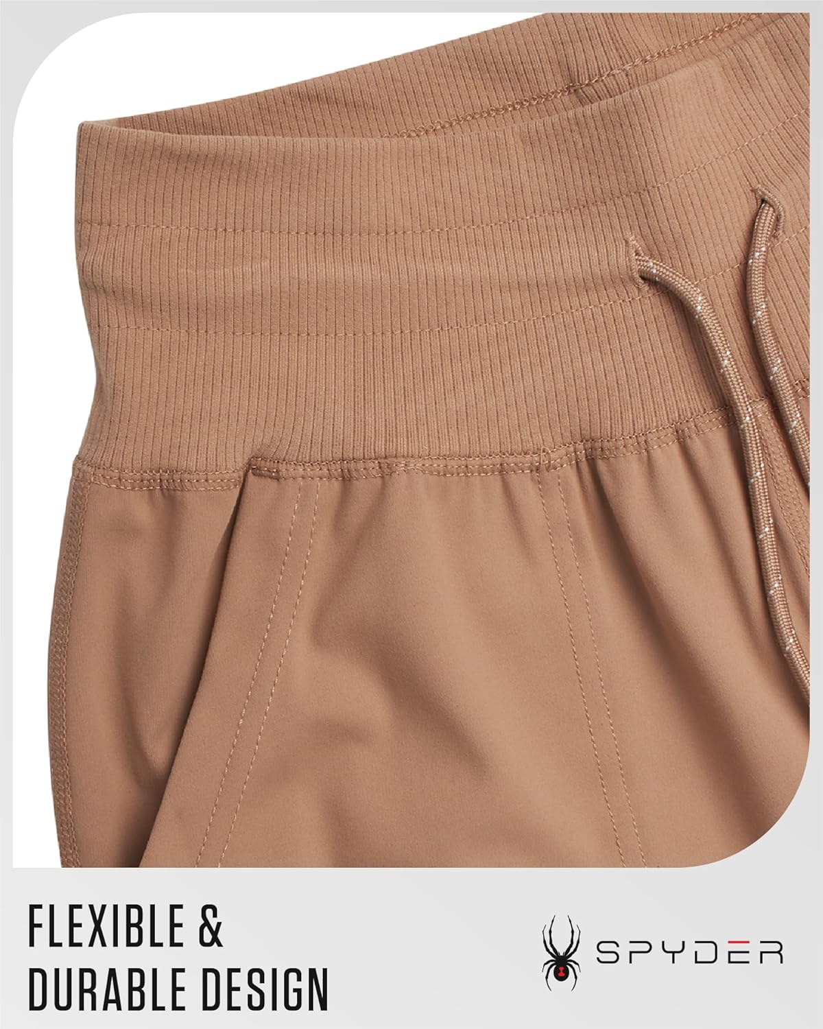 Spyder Womens Joggers - High Waisted Yoga Pants with Pockets and Drawstring - Athletic Workout & Lounge Sweatpants for Women - Image 5