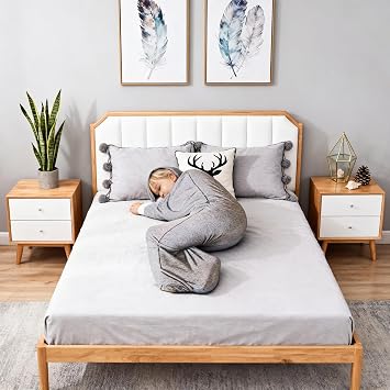 Sleep pod 360° wrap Blanket,Wearable Bag Hug Blanket, Hug Pressure Therapy for Anxiety Relief & Sleep (Children's Model-150 * 40cm)