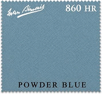 Iwan Simonis 860HR Pool Billiard Table Cloth - Authorized Dealer Powder Blue, 7 ft