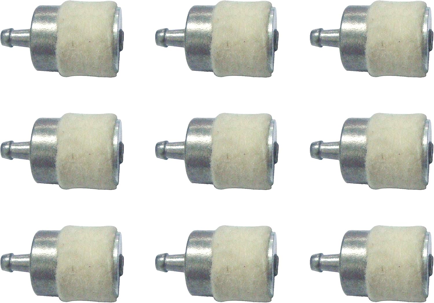 Fuel Filter for small engines Trimmer blower brushcutter chainsaw (Pack of 9)