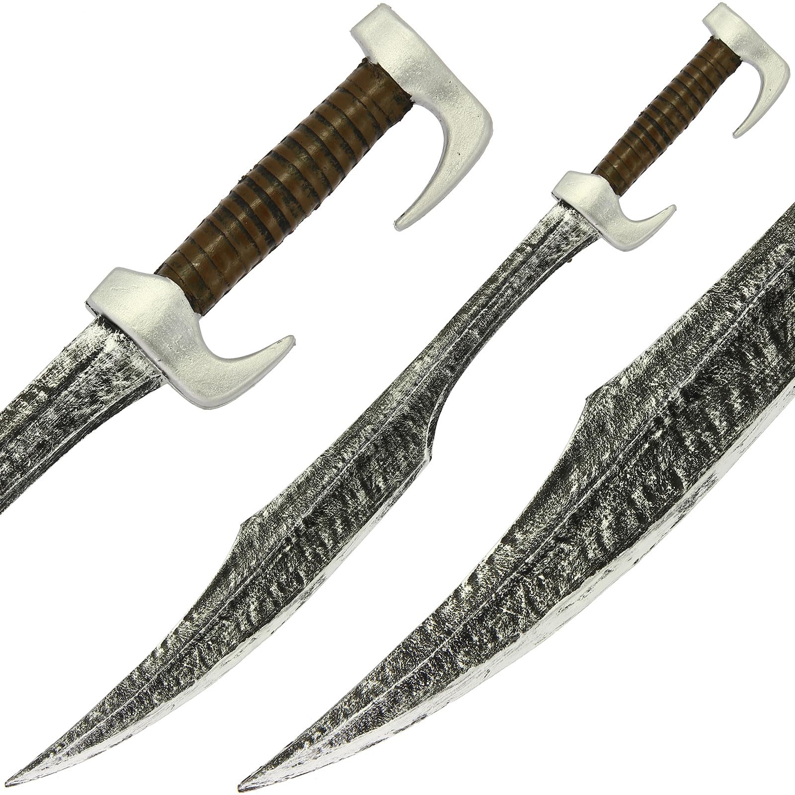 Spartan Foam Sword 86cm Cosplay King Leonidas Prop Safe LARP Replica Weapon, Lightweight Greek Warrior Costume Sword for Halloween, Conventions & Display