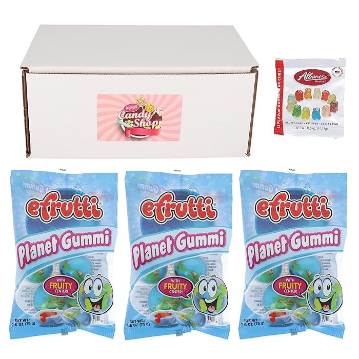 Buy Efrutti Gummi Earth Candy Gummy Candies (Pack of 3) + Free
